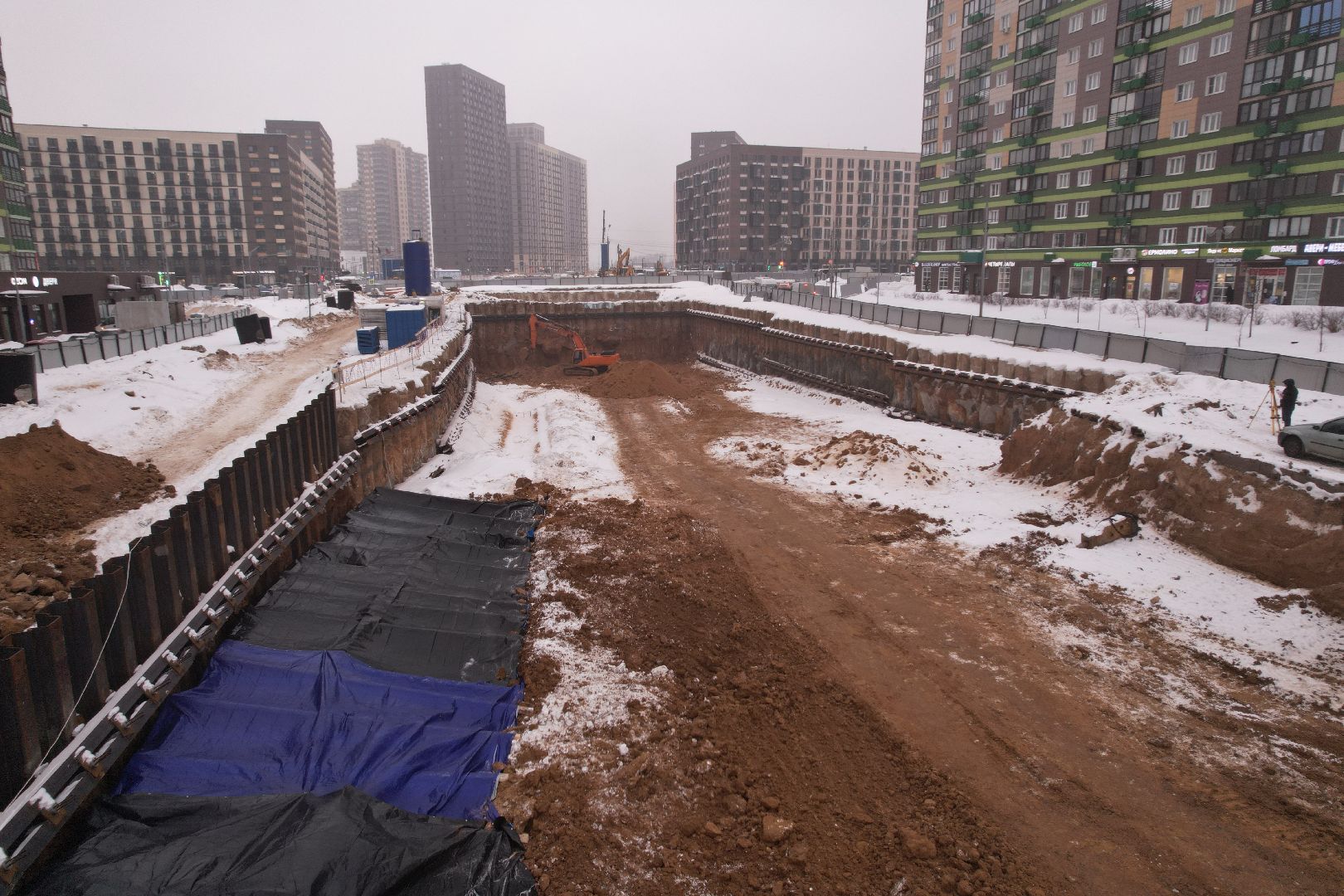 видео с коптера, тоннель, путилково,