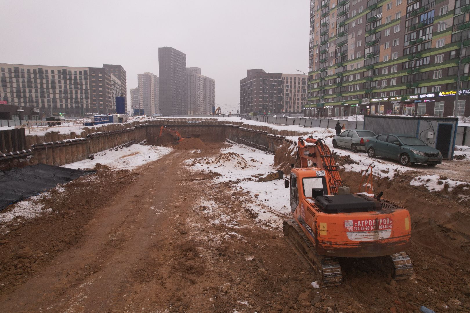 видео с коптера, тоннель, путилково,