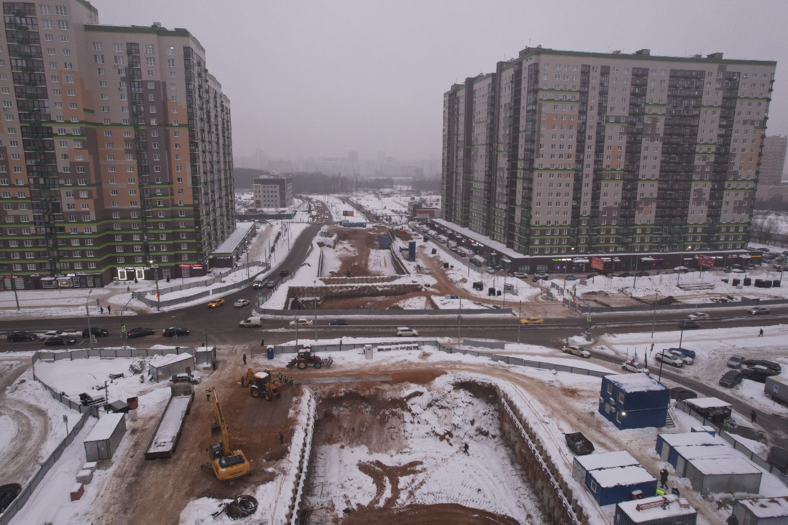 видео с коптера, тоннель, путилково,