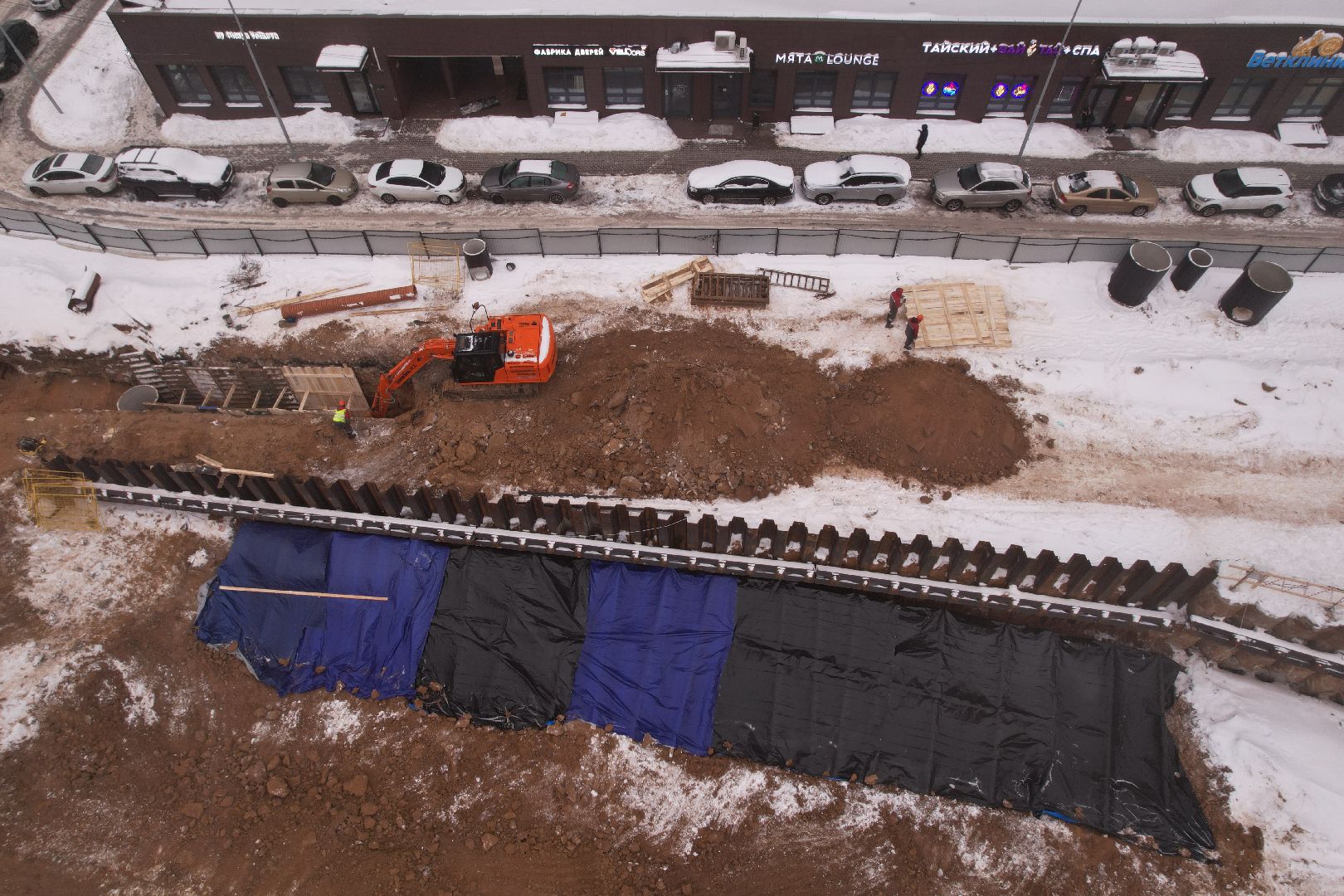 видео с коптера, тоннель, путилково,