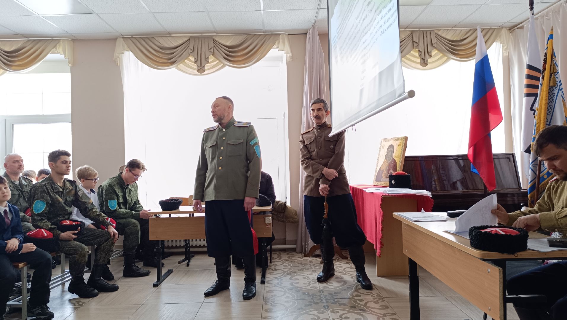 казаки, лобня, кадеты,