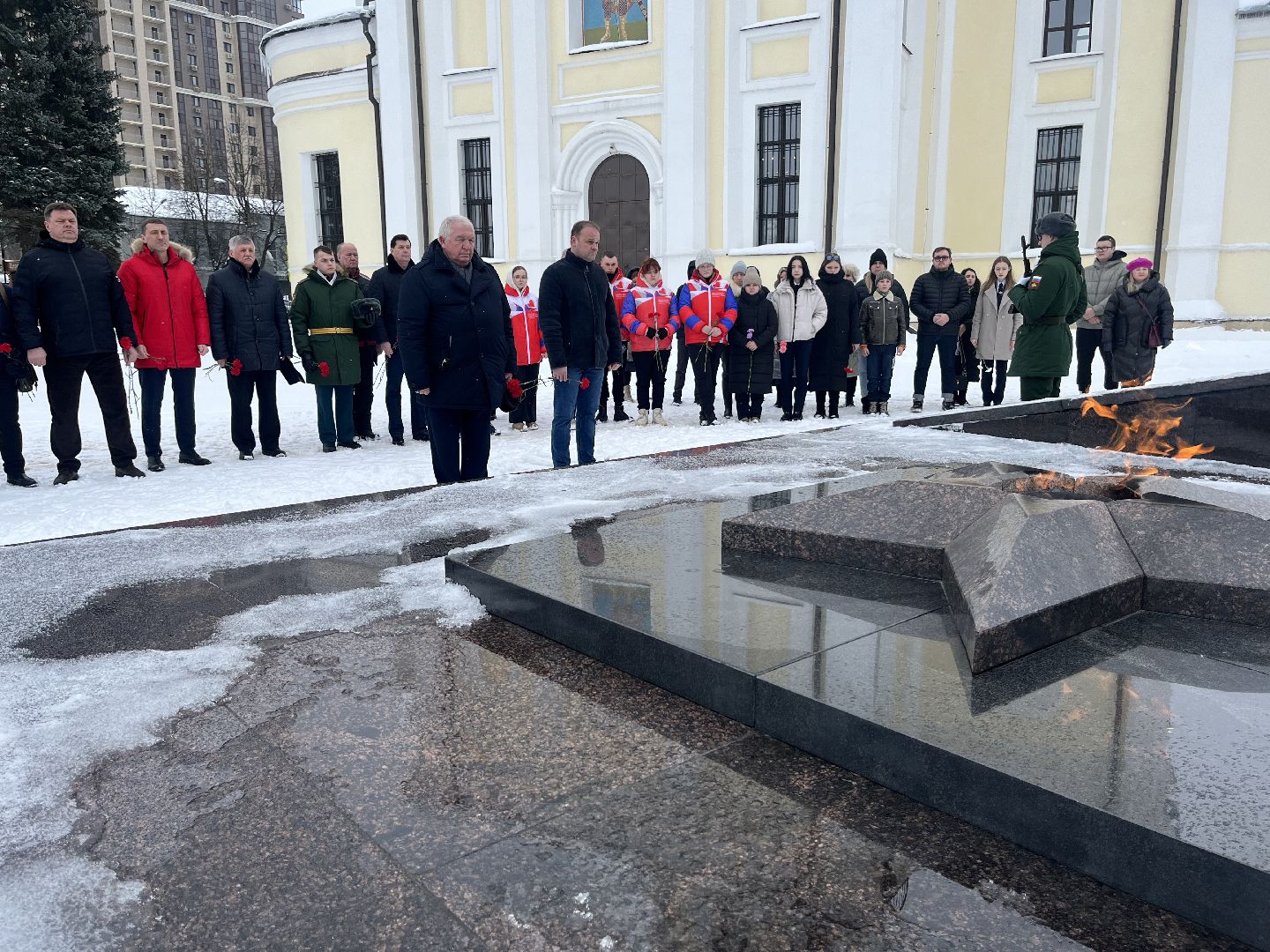 наро-фоминск, день защитника отечества, вечный огонь, могила Неизвестного солдата, мы помним,