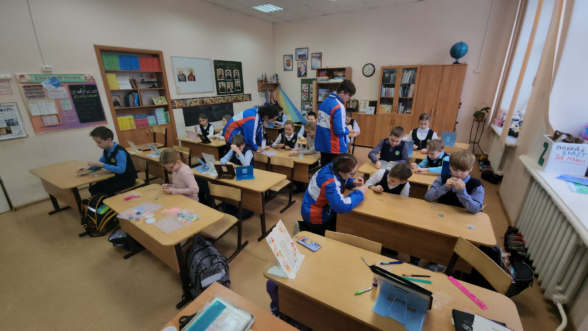 снежный десант, профориентация, профориентация для школьников, школьники, руза, рузский городской округ, московская область,