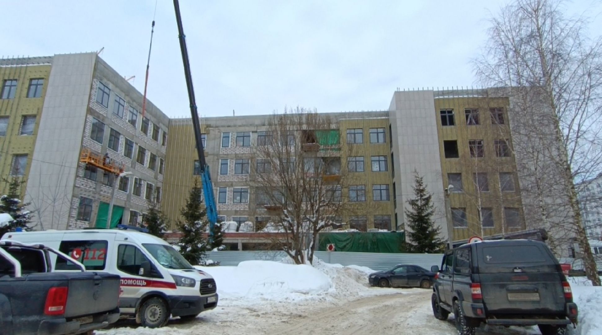 строительство, лобня, поликлиника, детский сад, школа,