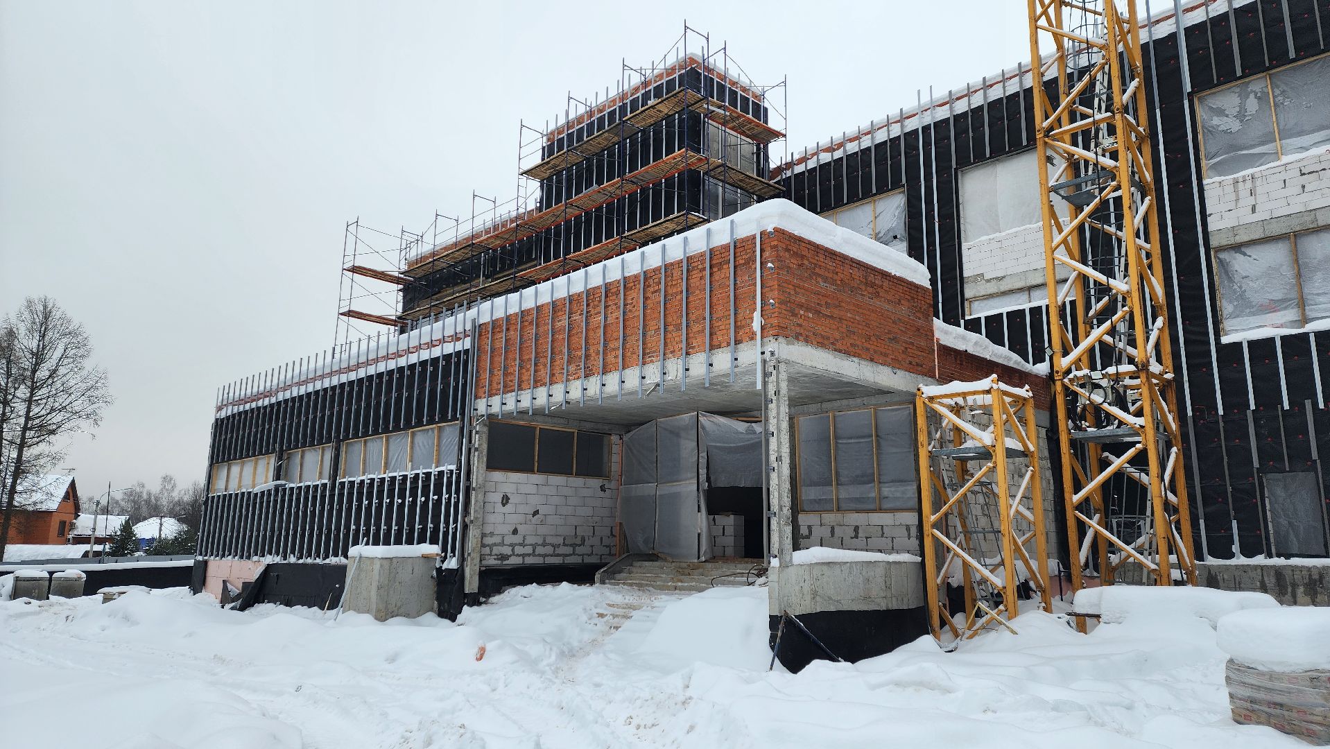 Солнечногорск, строительство, Поварово, школа,