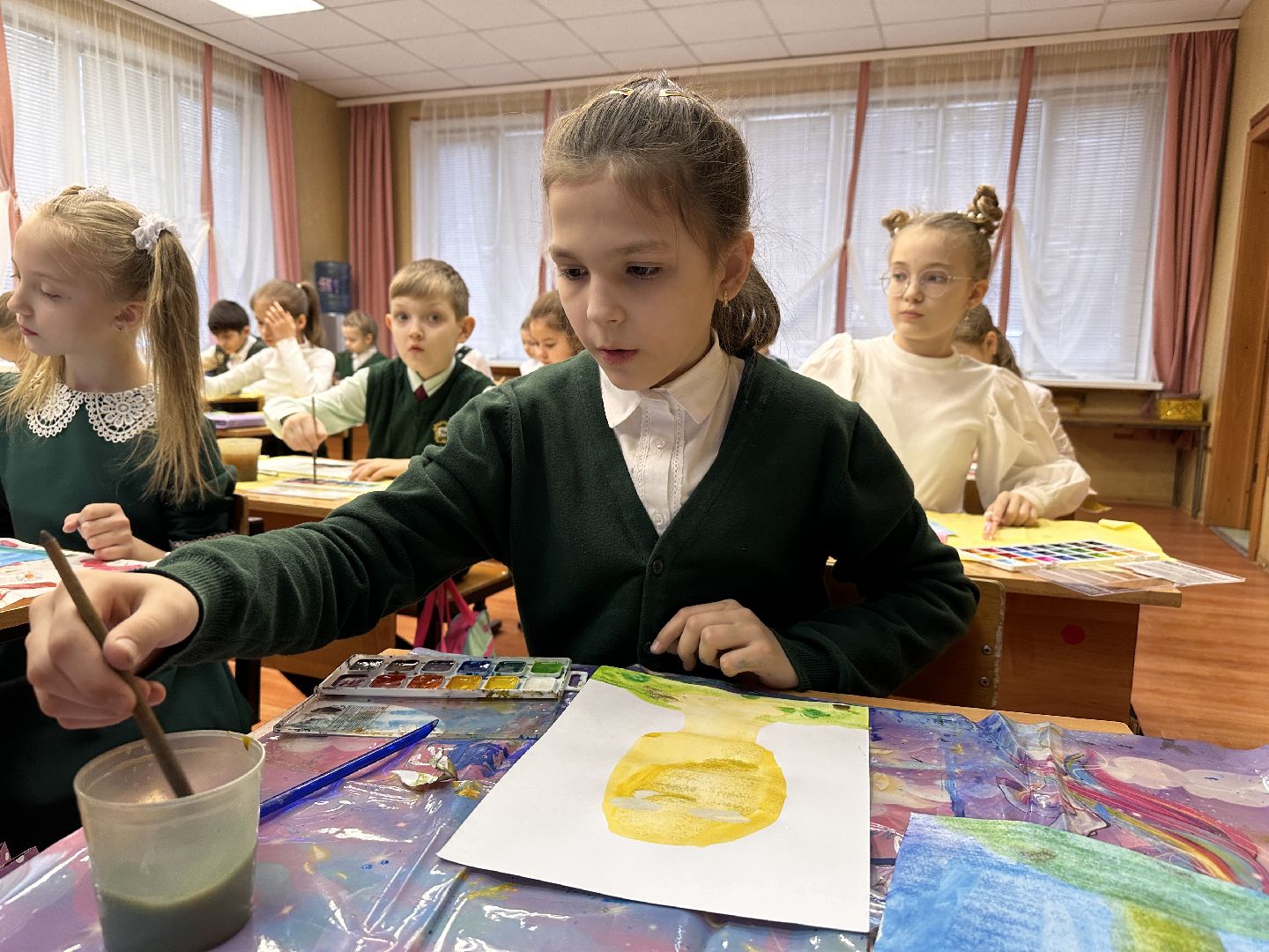 Клин, общество, дети, СВО, рисунки,