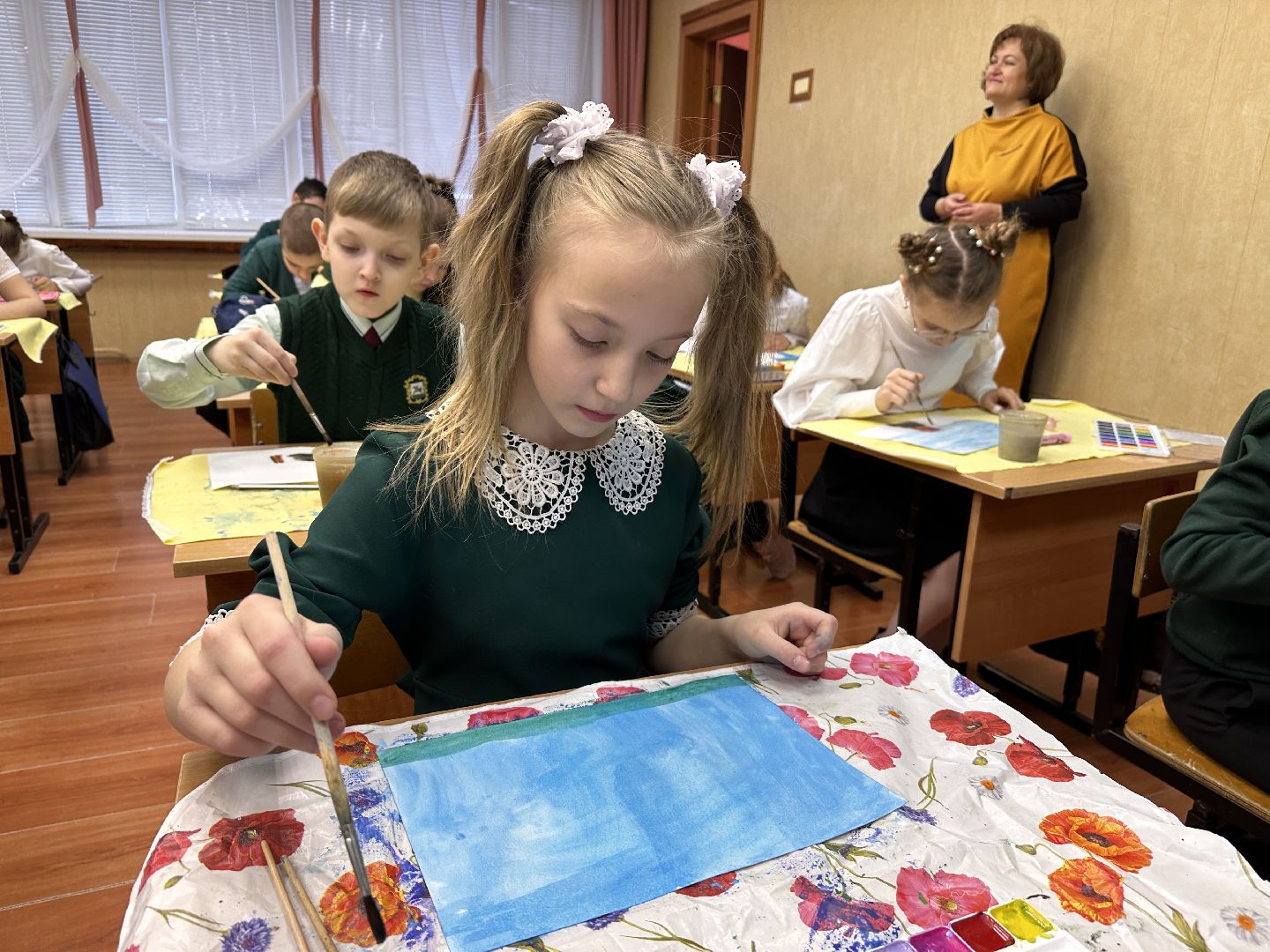 Клин, общество, дети, СВО, рисунки,