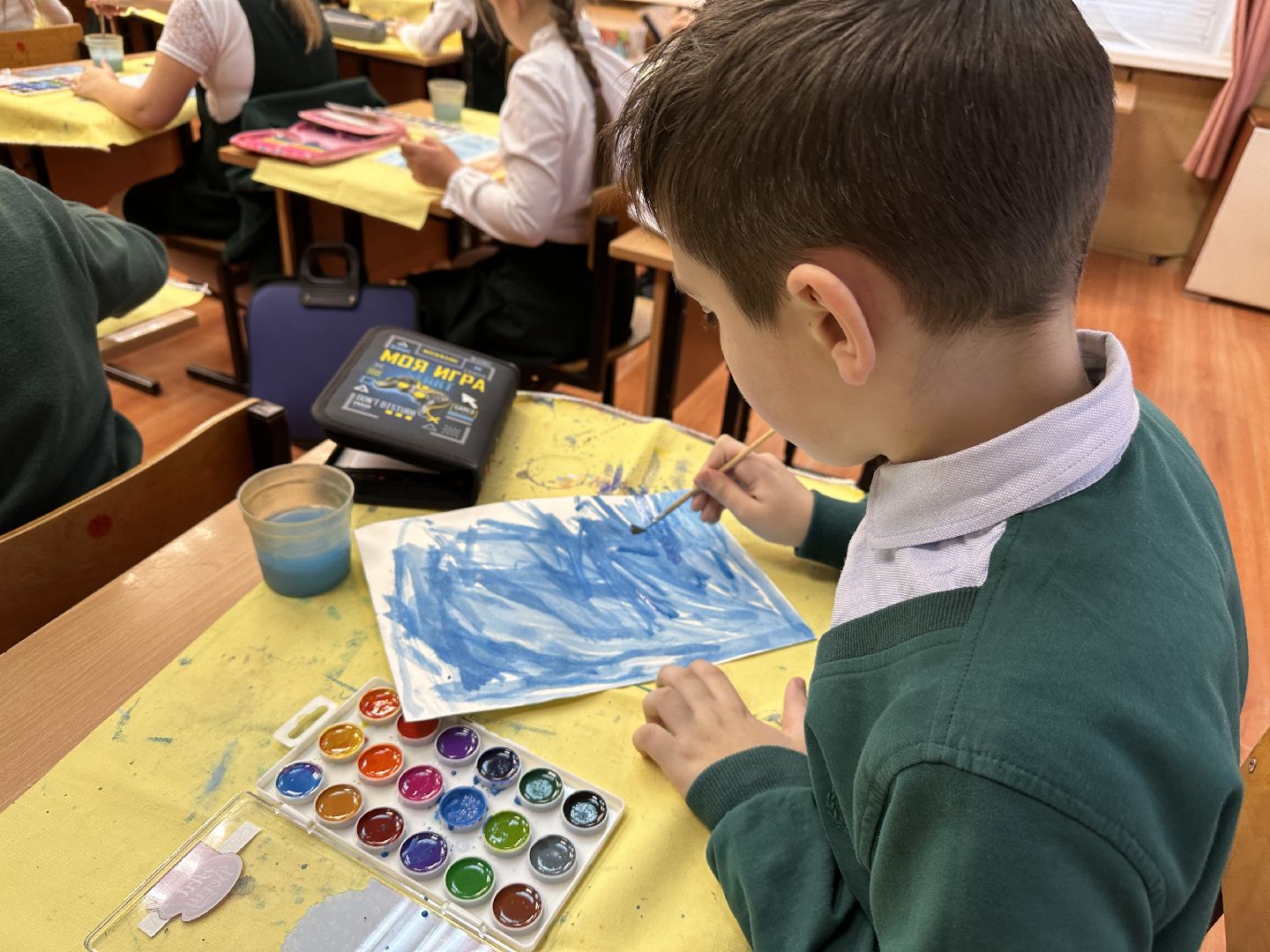 Клин, общество, дети, СВО, рисунки,