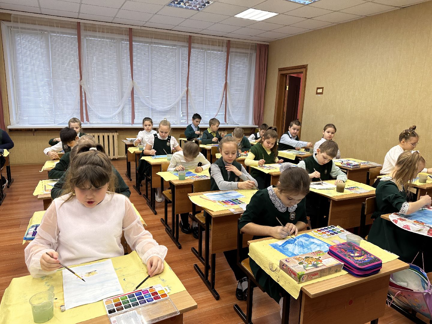 Клин, общество, дети, СВО, рисунки,