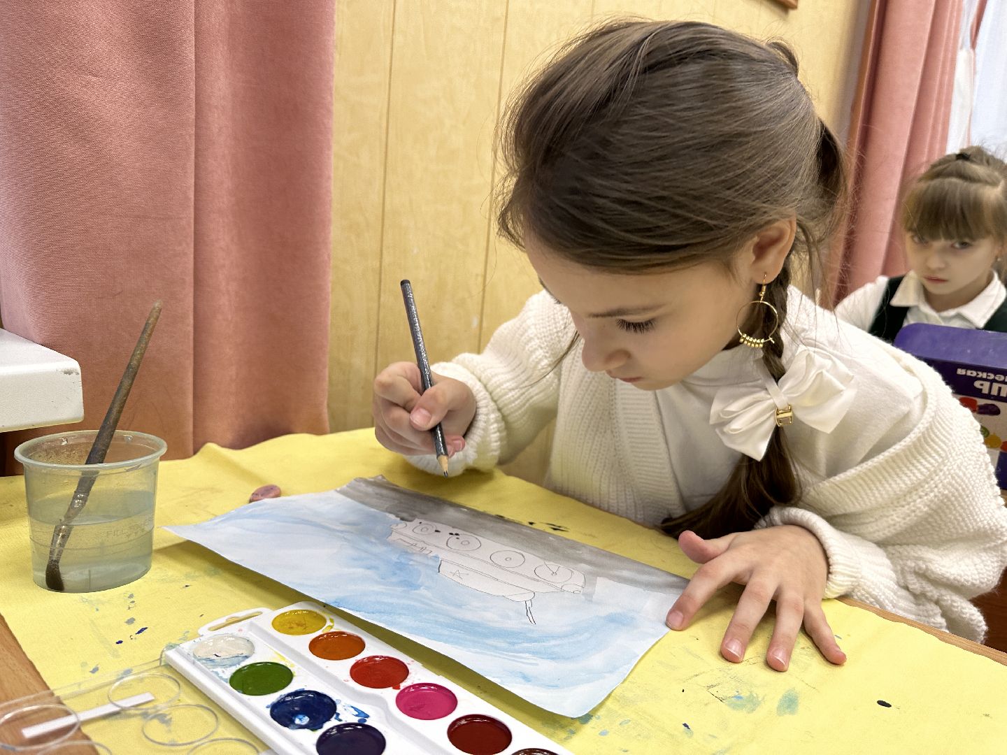 Клин, общество, дети, СВО, рисунки,