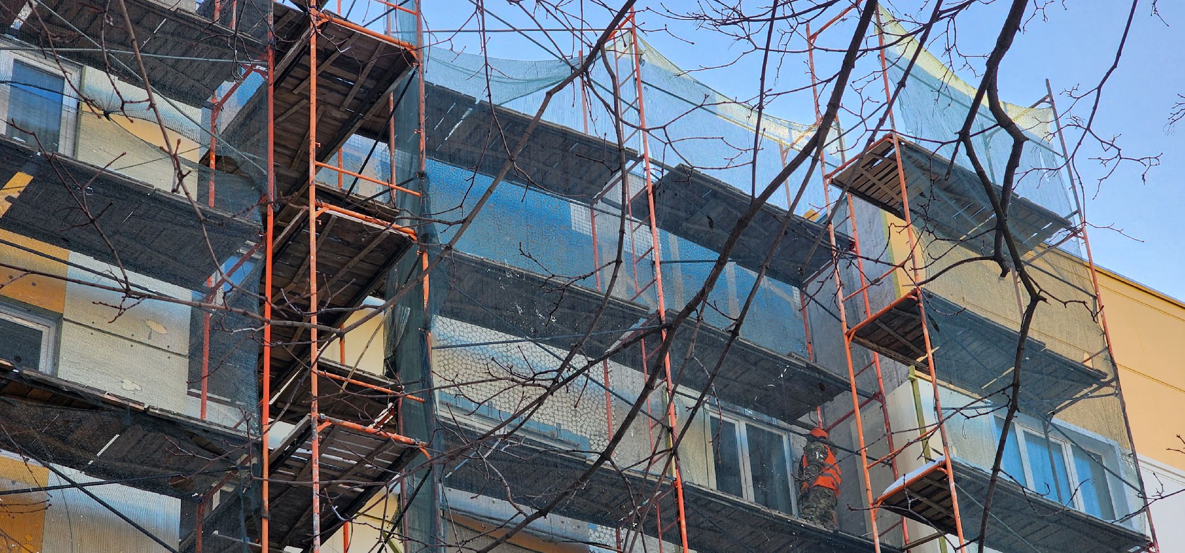 дом, ремонт, фасад