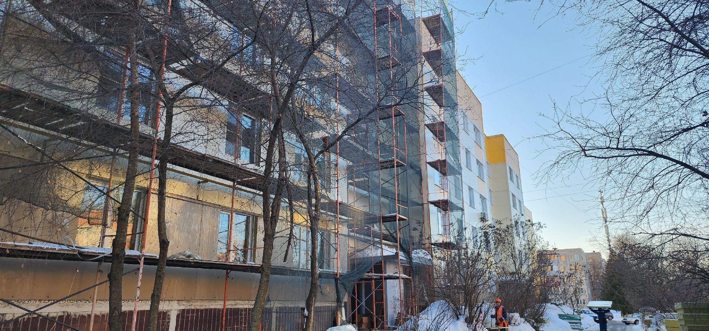 дом, ремонт, фасад