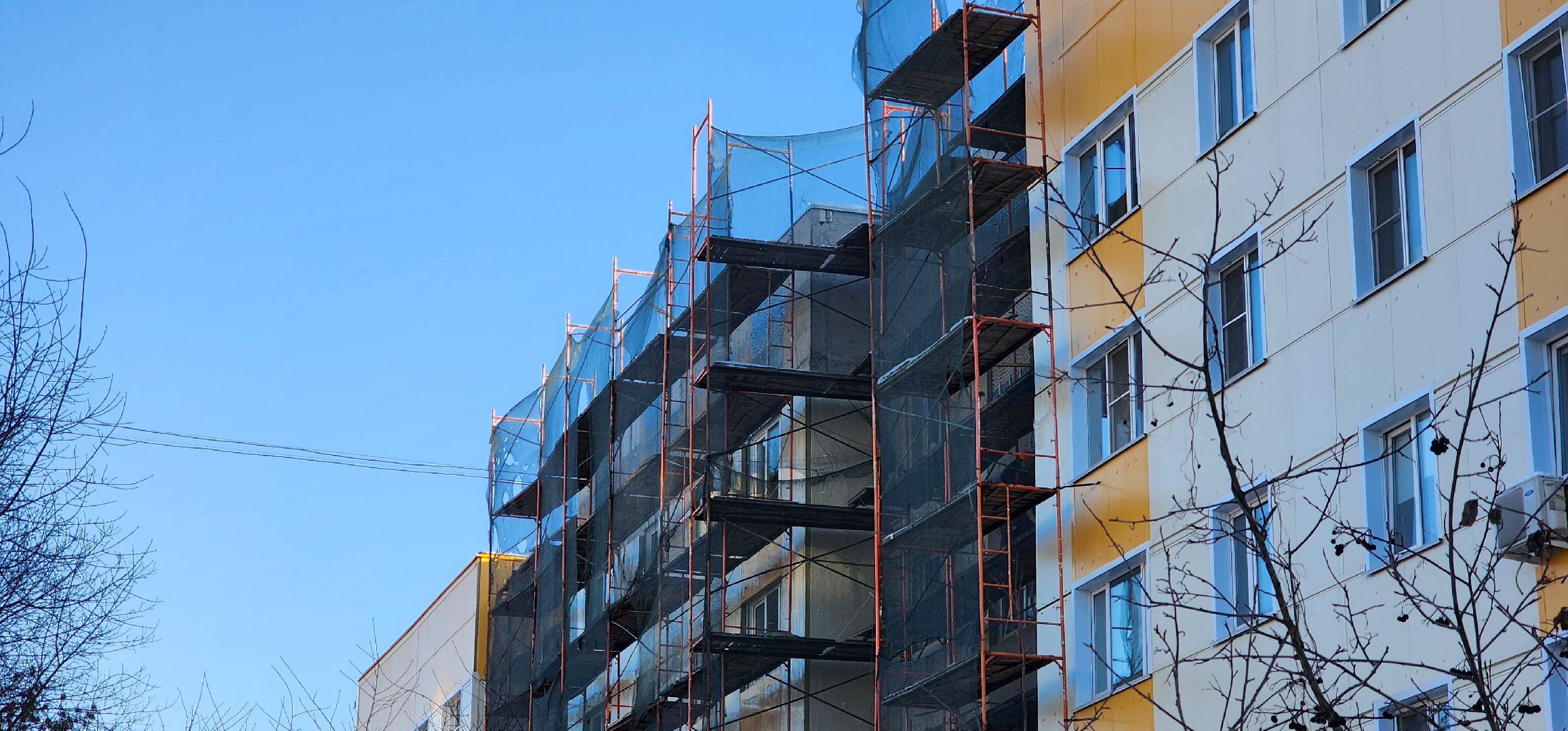 дом, ремонт, фасад