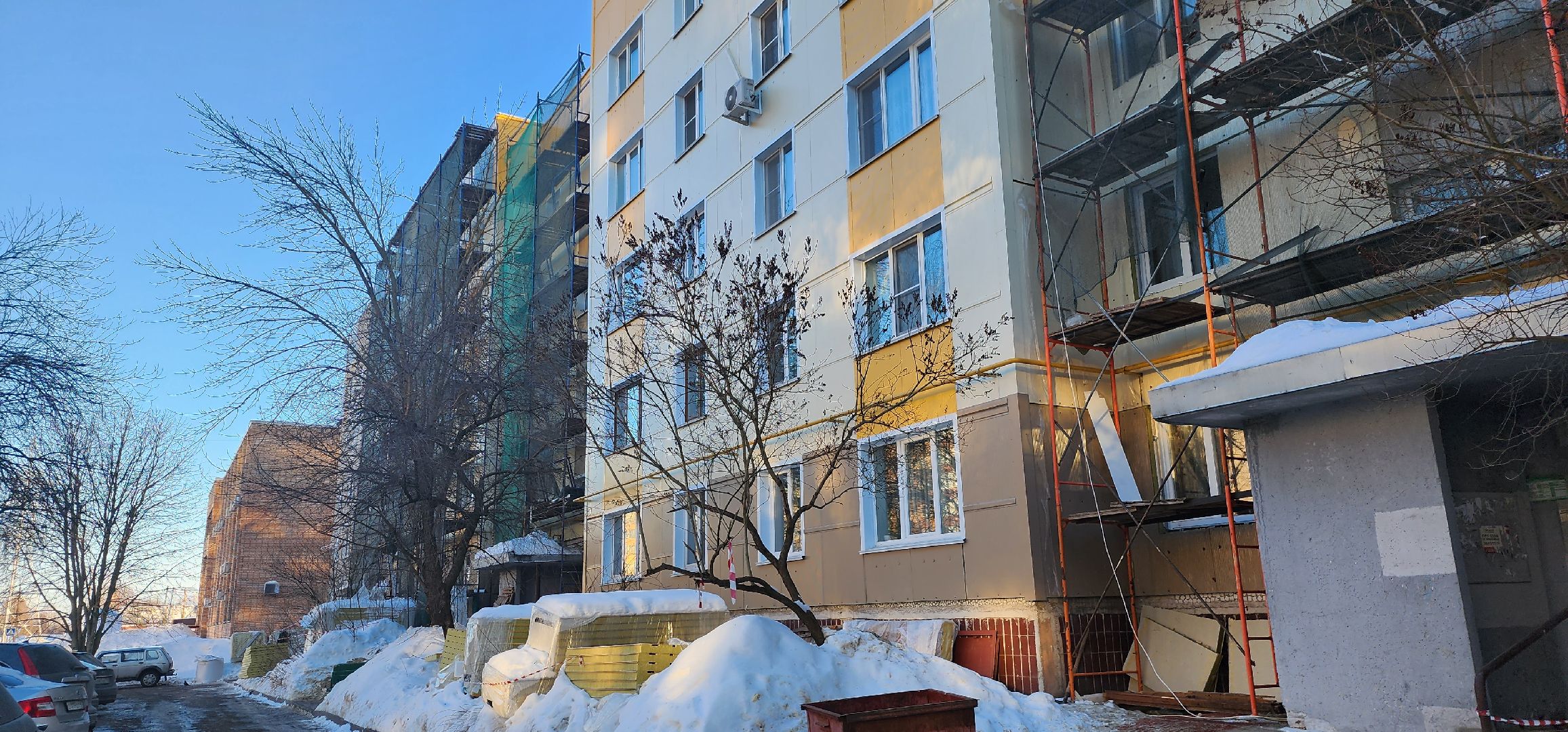 дом, ремонт, фасад