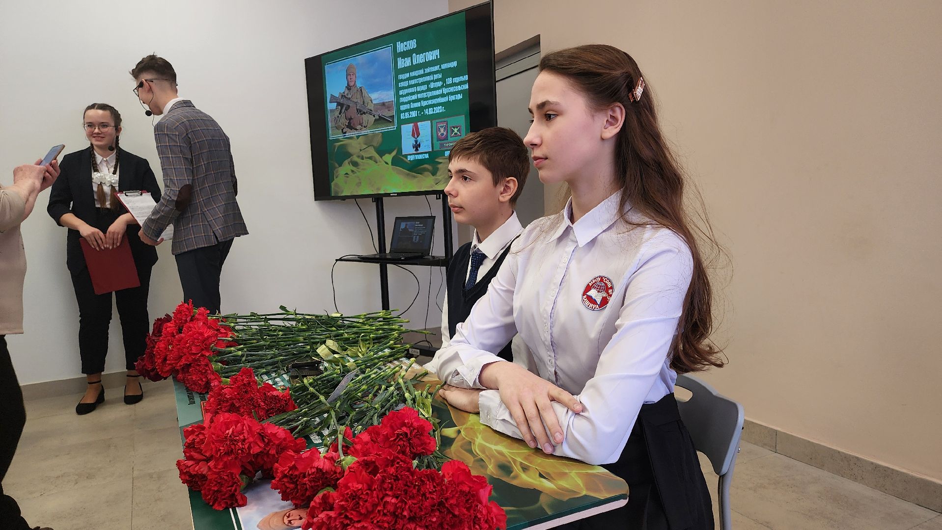 кашира, парта героя, школа 9, иван носков, сво, штурмовой отряд шторм,