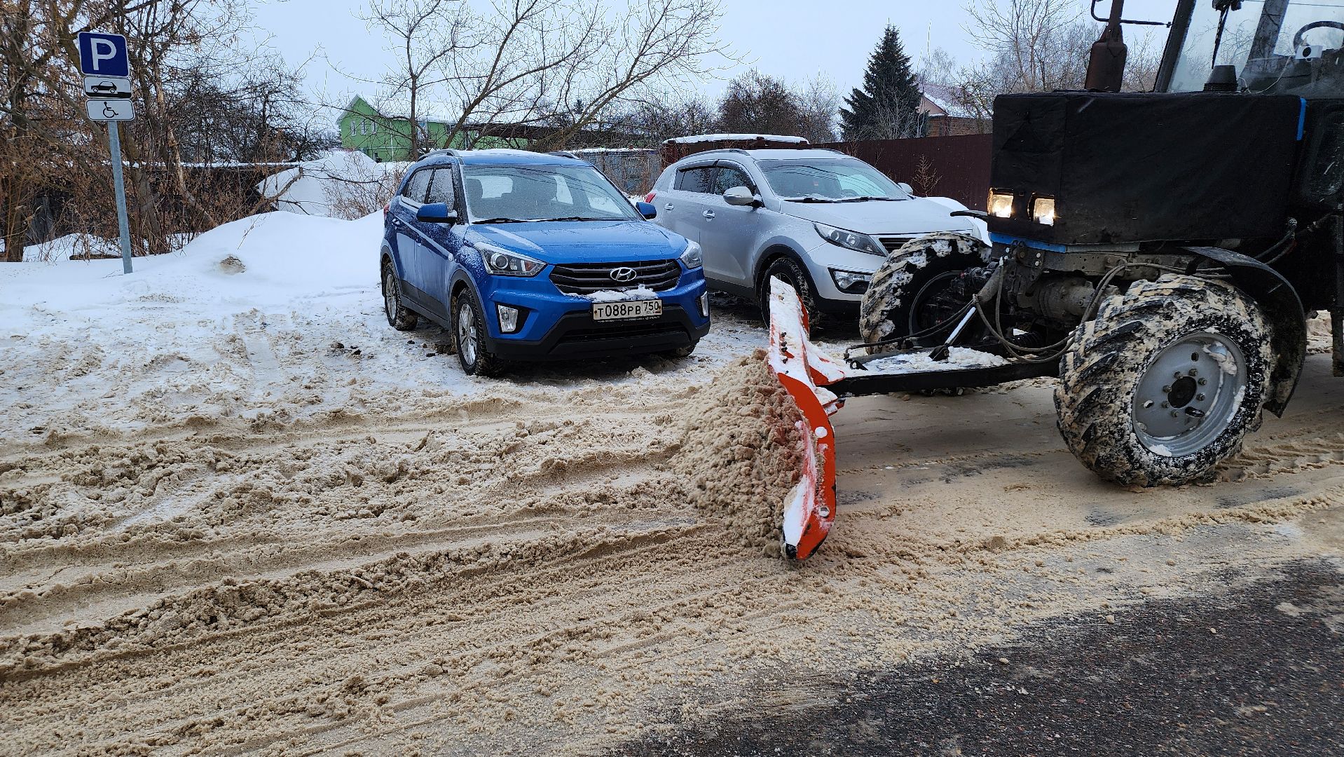кашира, жкх, уборка снега, трактор, контейнерная площадка, мбу благоустройство,
