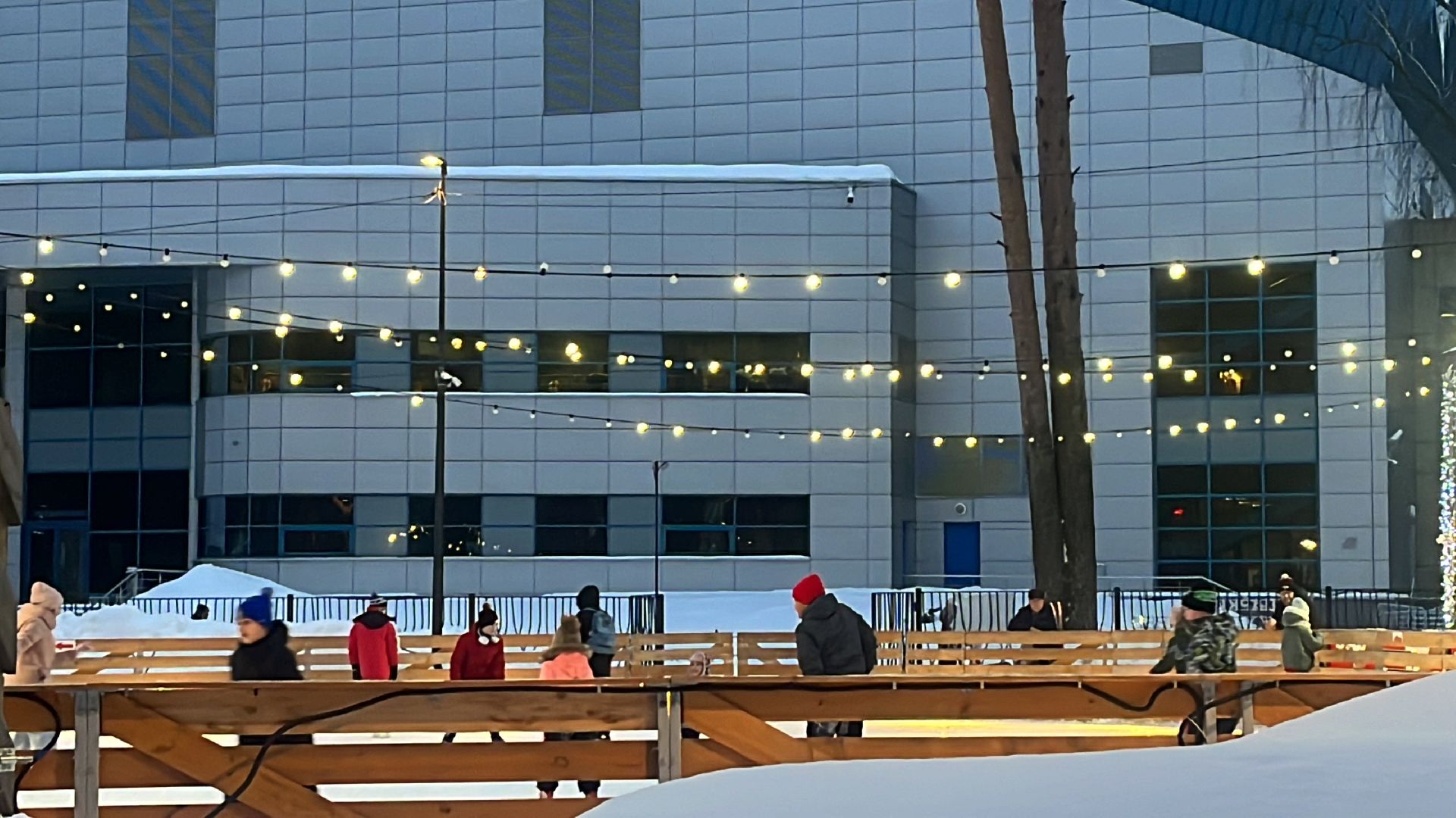 парк пехорка, парки балашихи, каток в парке, коньки,