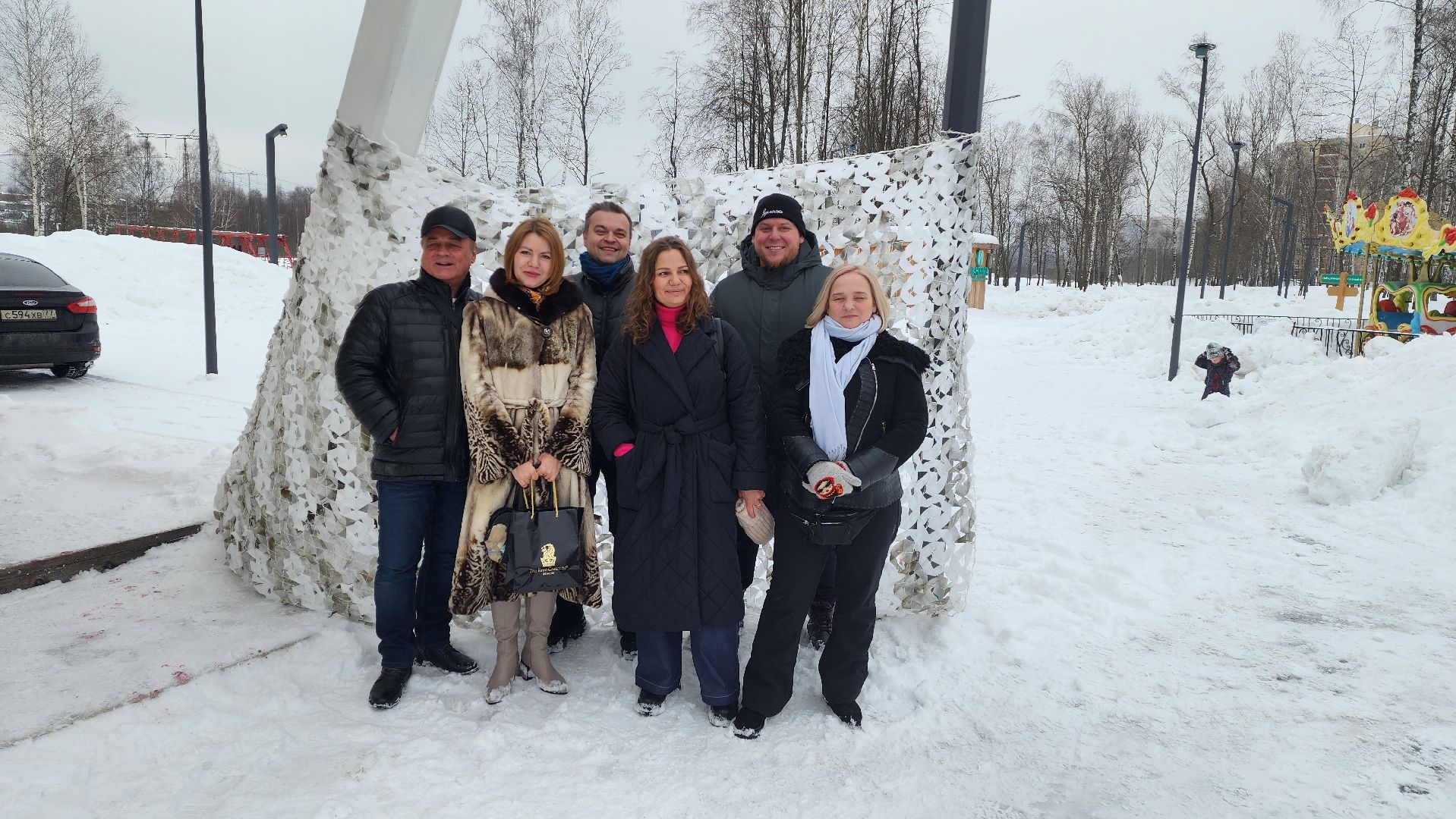 Подмосковье, Городской округ Пушкинский, Ивантеевка, Ивантеевский городской парк, 23 февраля,