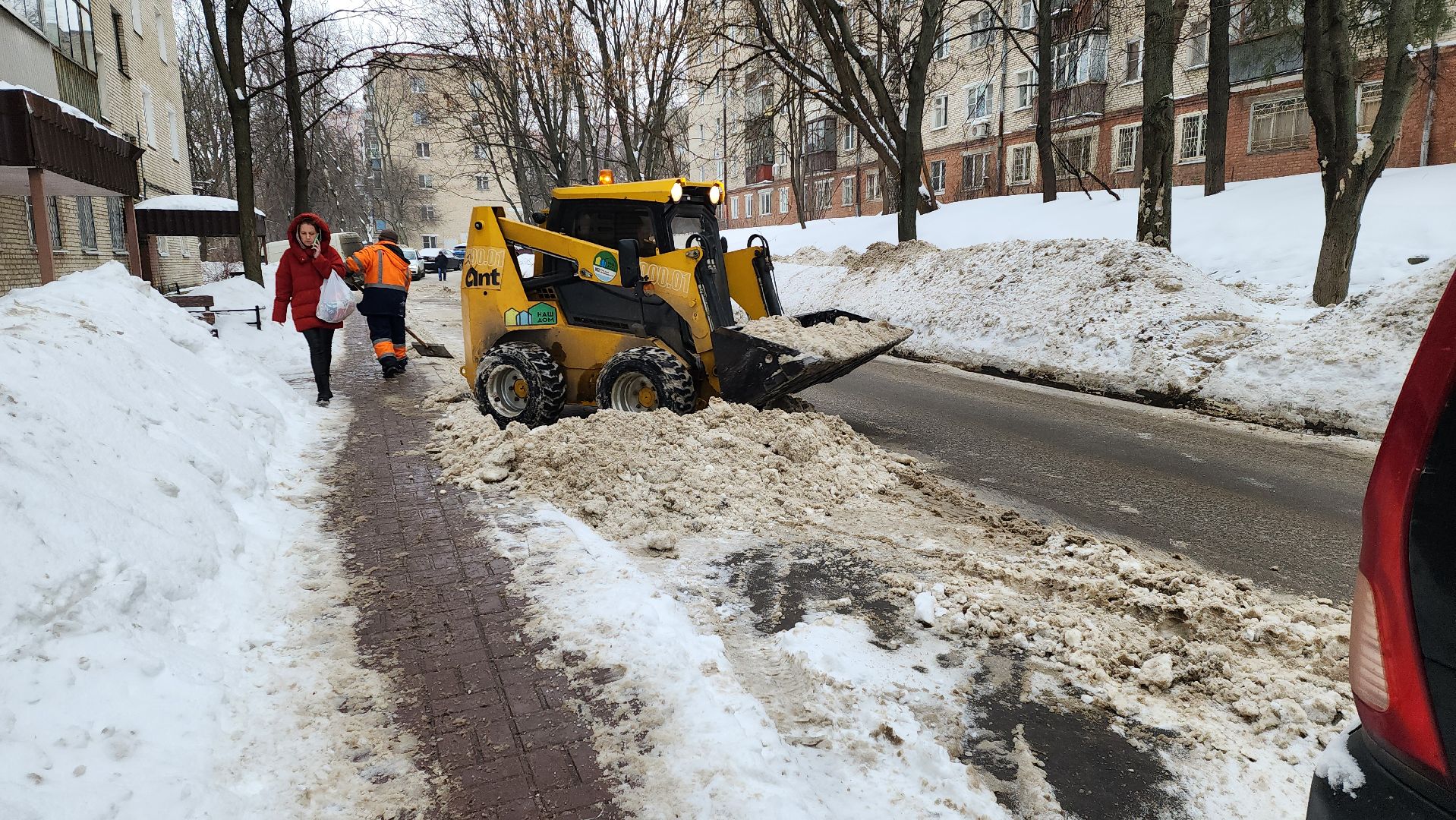 уборка снега, уборка дворов, уборка дорог,