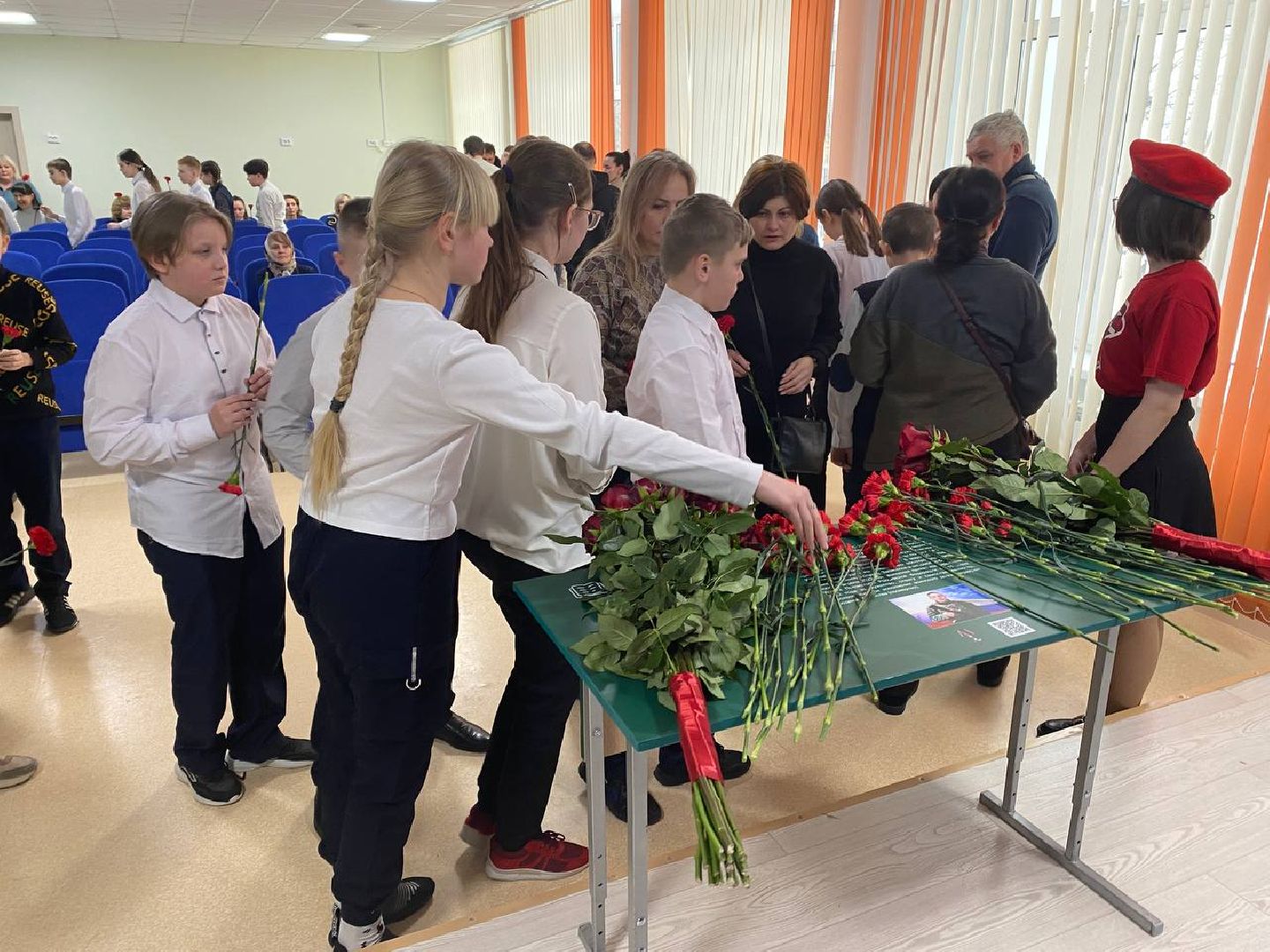 чехов, день защитника отечества, парта героя, спецоперация, открытие,