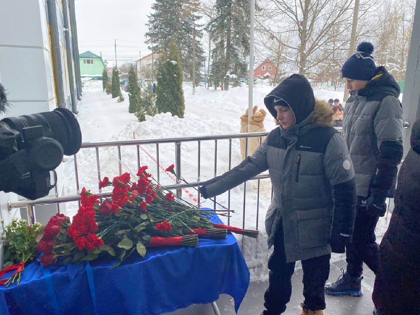 чехов, день защитника отечества, парта героя, спецоперация, открытие,