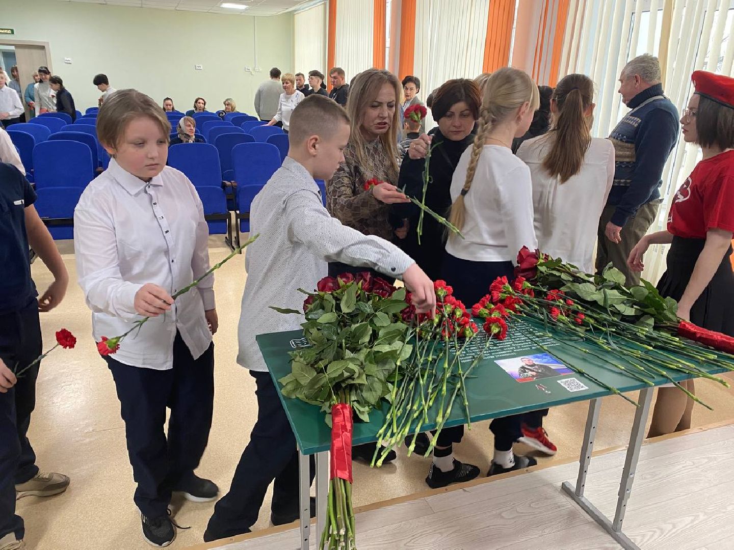 чехов, день защитника отечества, парта героя, спецоперация, открытие,