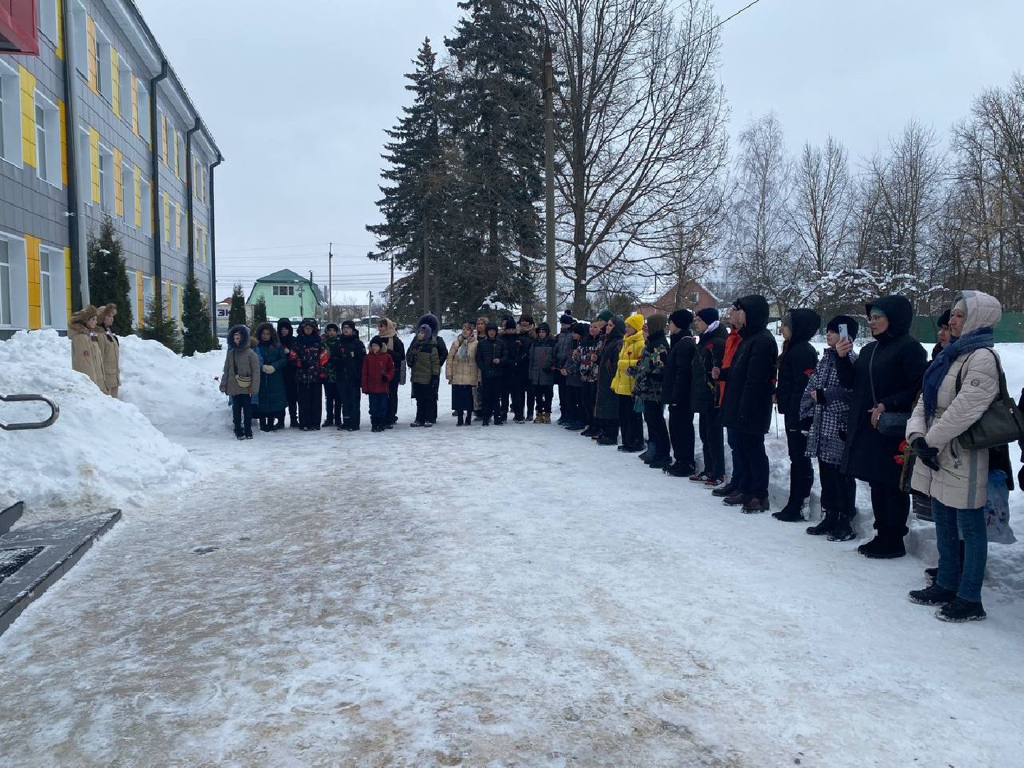 чехов, день защитника отечества, парта героя, спецоперация, открытие,