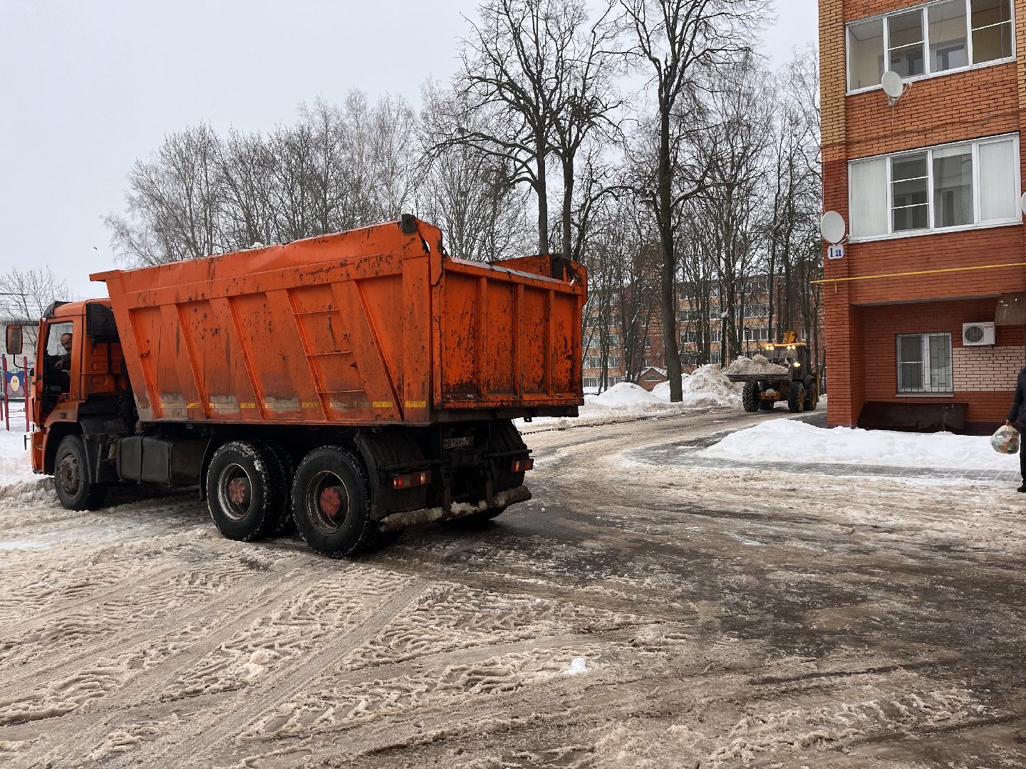 снег, шаховская, очистка снега, очистка_дворов,