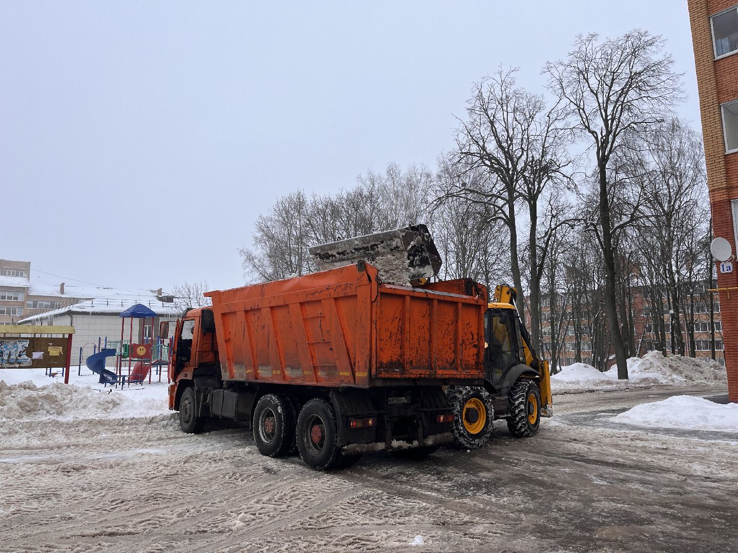 снег, шаховская, очистка снега, очистка_дворов,