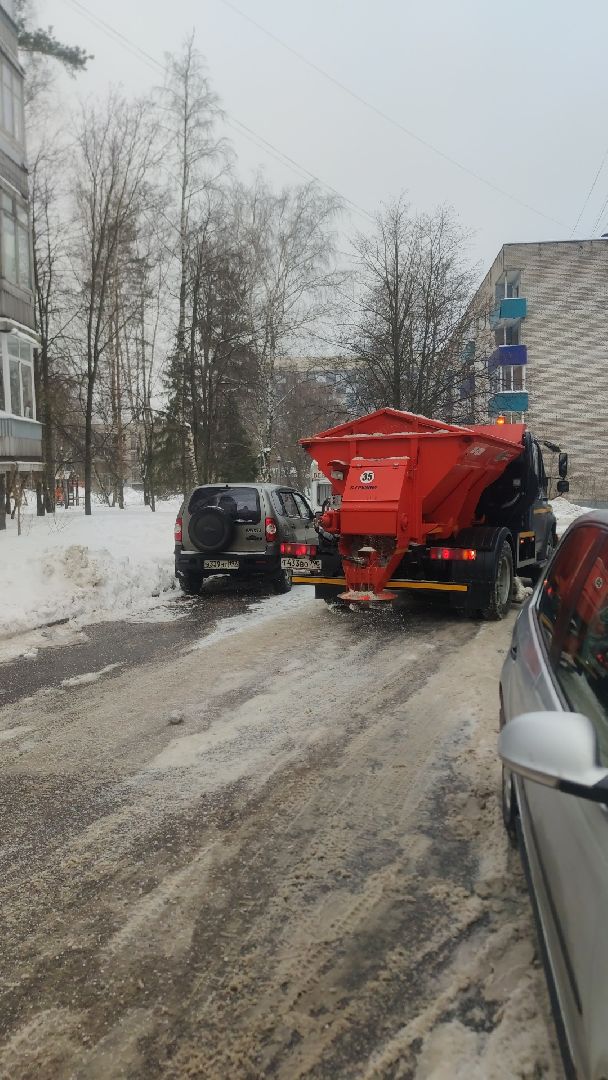 жкх, Уборка города, обработка дорог, Коммунальная техника, Дубна,