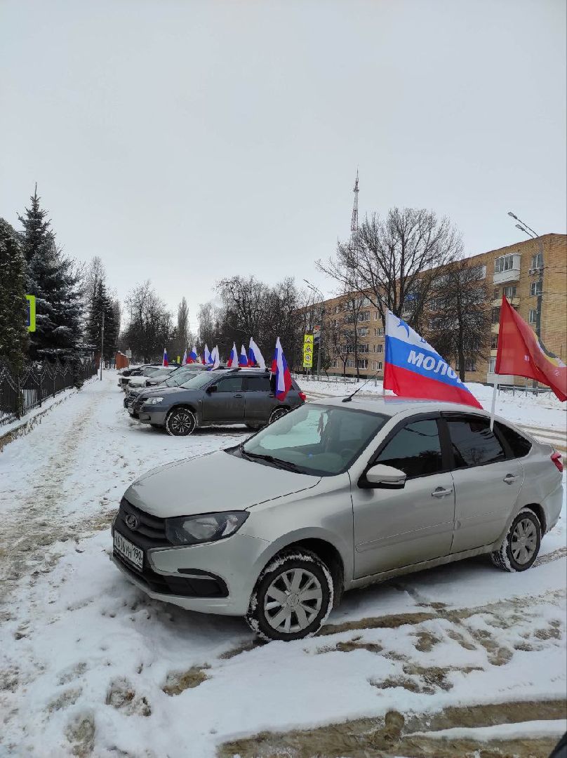 автопробег, Серебряные Пруды, День Защитника Отечества, СВО, морская пехота,