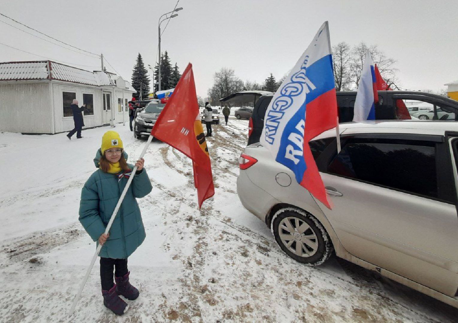автопробег, Серебряные Пруды, День Защитника Отечества, СВО, морская пехота,