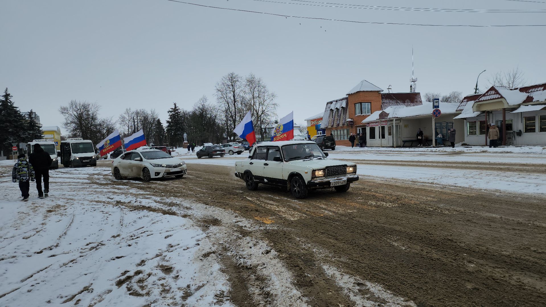 автопробег, Серебряные Пруды, День Защитника Отечества, СВО, морская пехота,