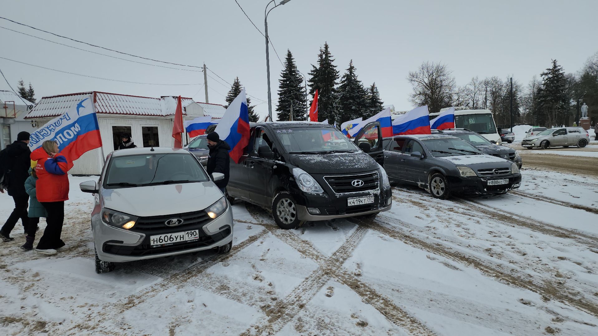 автопробег, Серебряные Пруды, День Защитника Отечества, СВО, морская пехота,