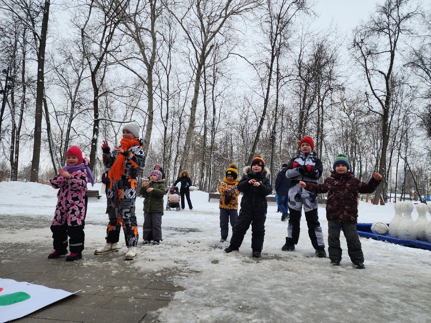 серпухов, подмосковье, 23 февраля, парк имени олега степанова, дети, парки подмосковья,