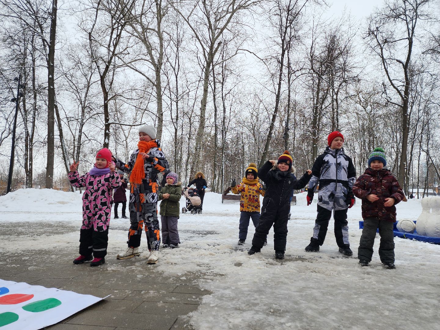 серпухов, подмосковье, 23 февраля, парк имени олега степанова, дети, парки подмосковья,