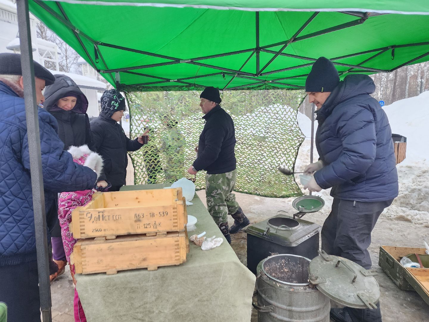 пушкино, день защитника отечества,полевая кухня,