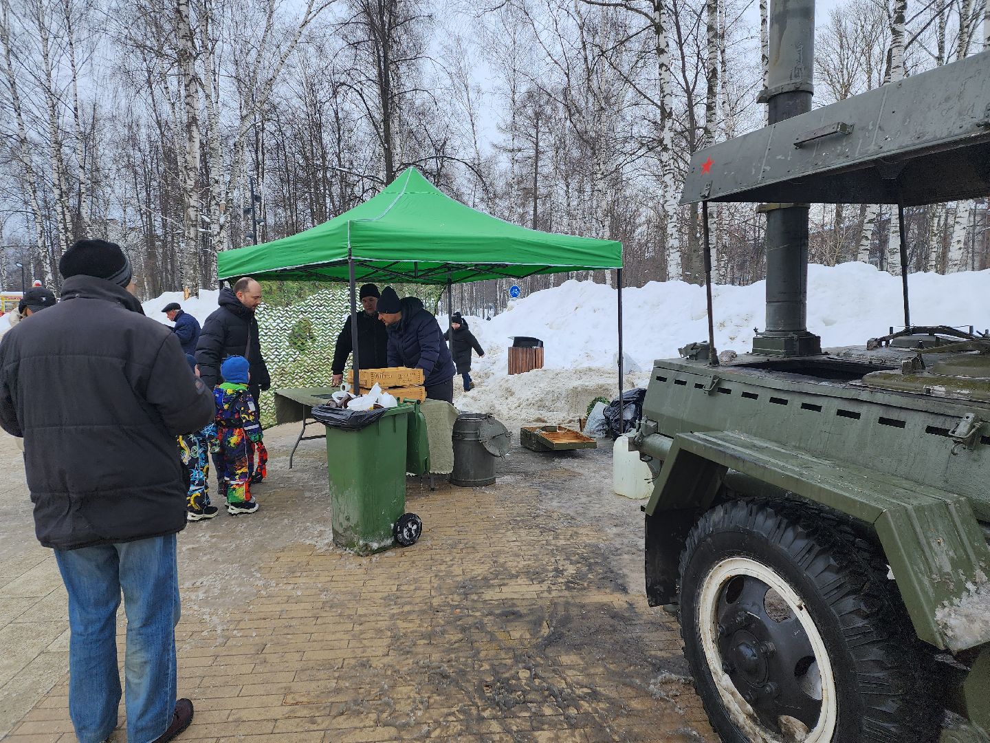 пушкино, день защитника отечества,полевая кухня,