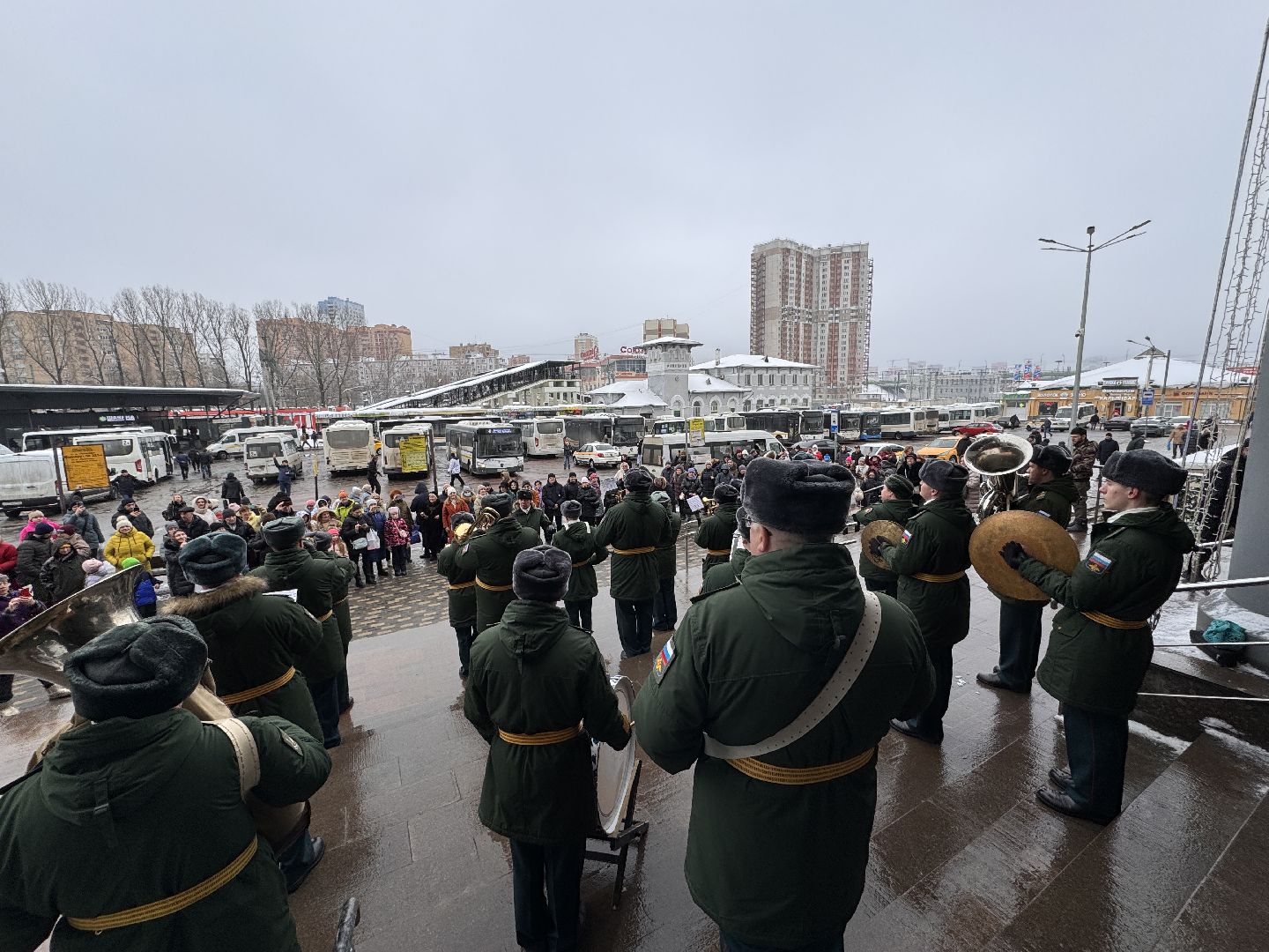 Одинцово, Военный оркестр, день защитника отечества,