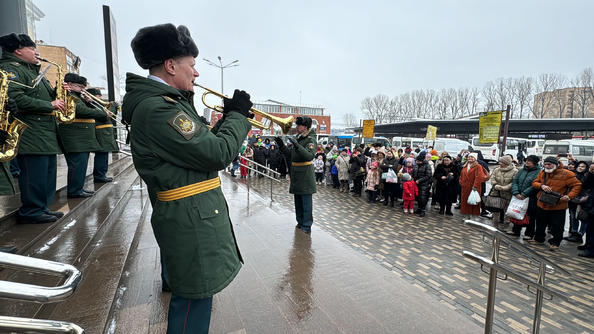 Одинцово, Военный оркестр, день защитника отечества,