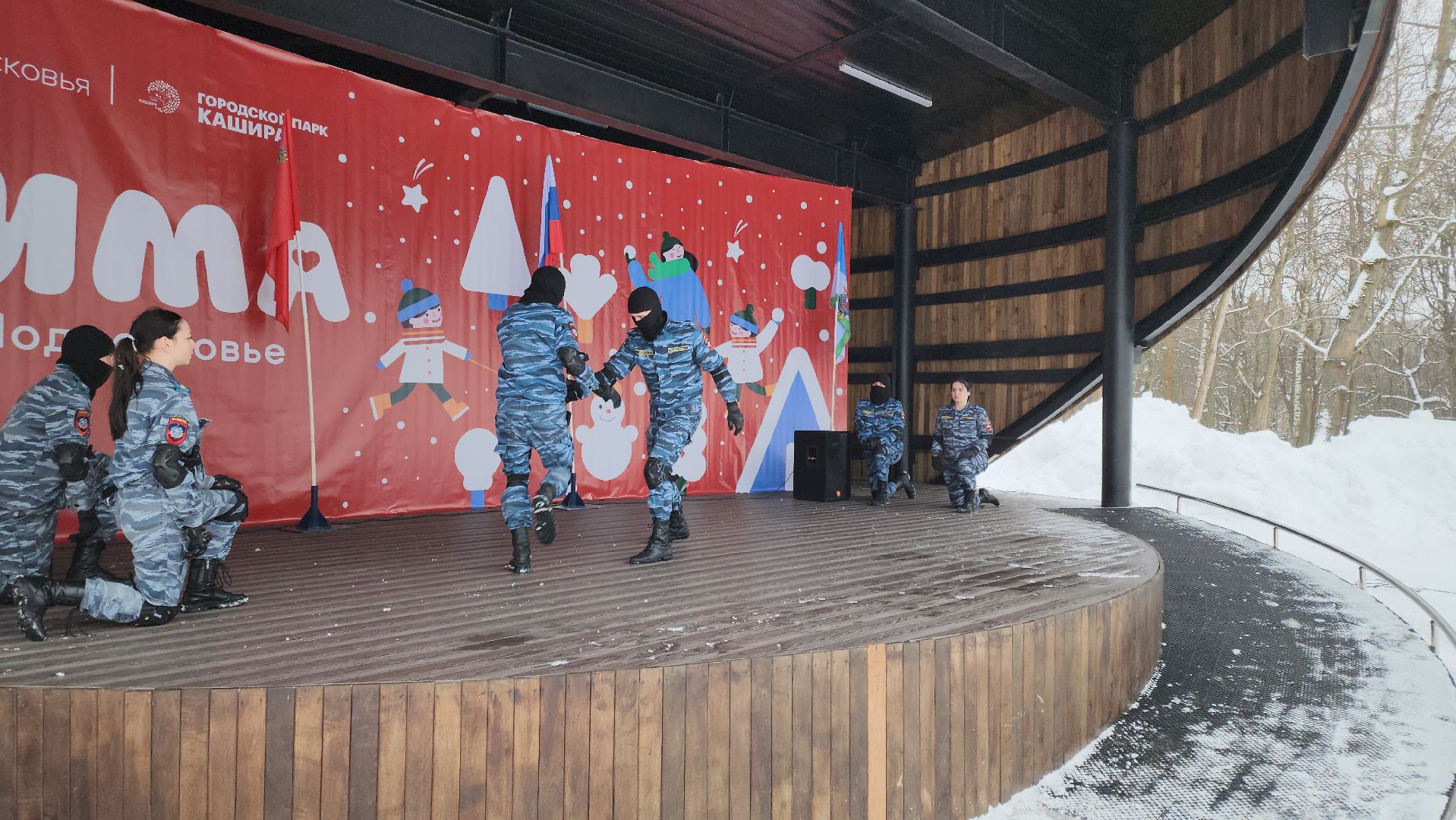 кашира, городской парк, день защитника отечества, 23 февраля, концерт, подмосковный колледж энергия, каданс, забава,