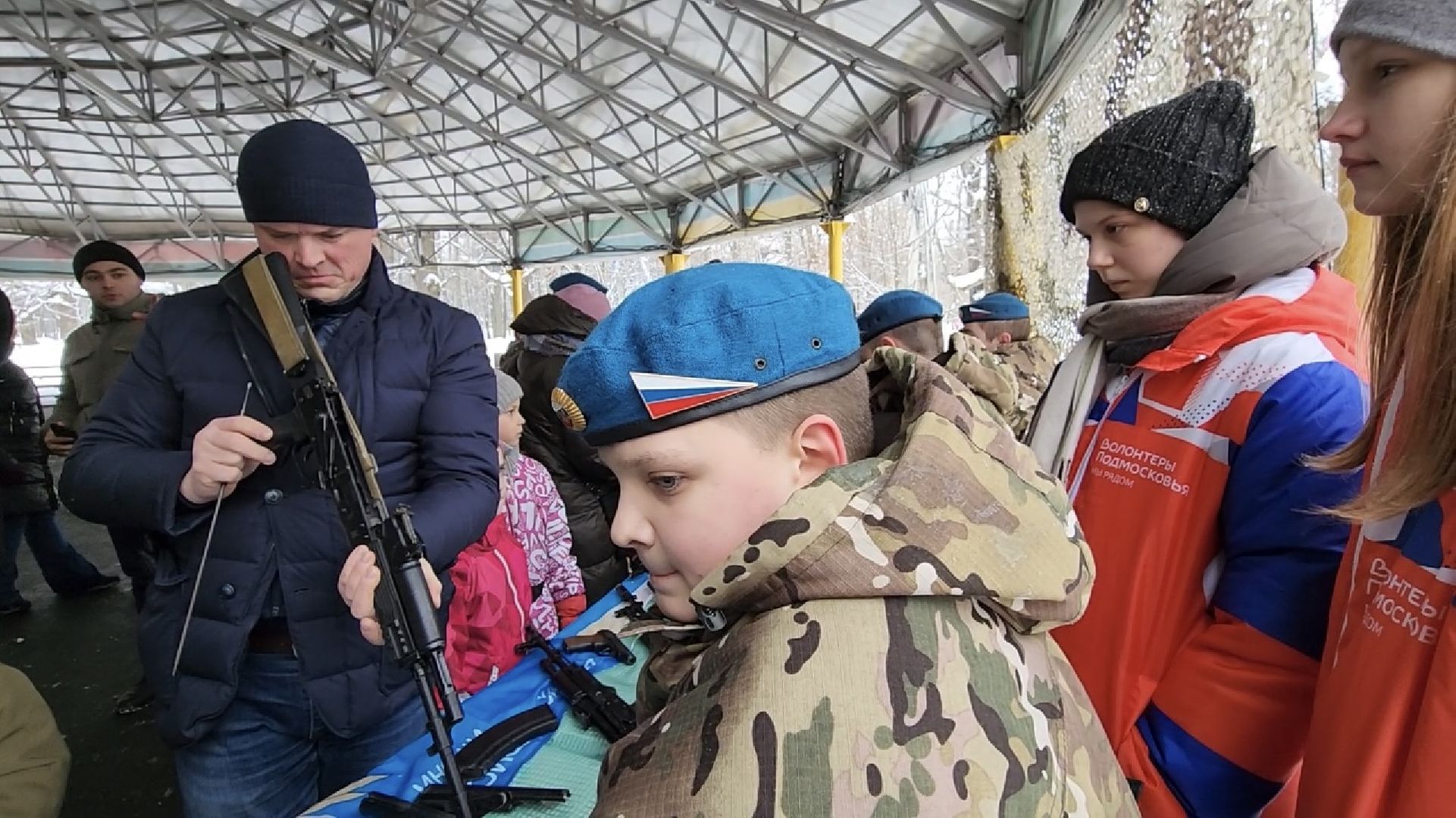 химки, день защитника отечества, военно-патриотический отряд, мастер-класс,