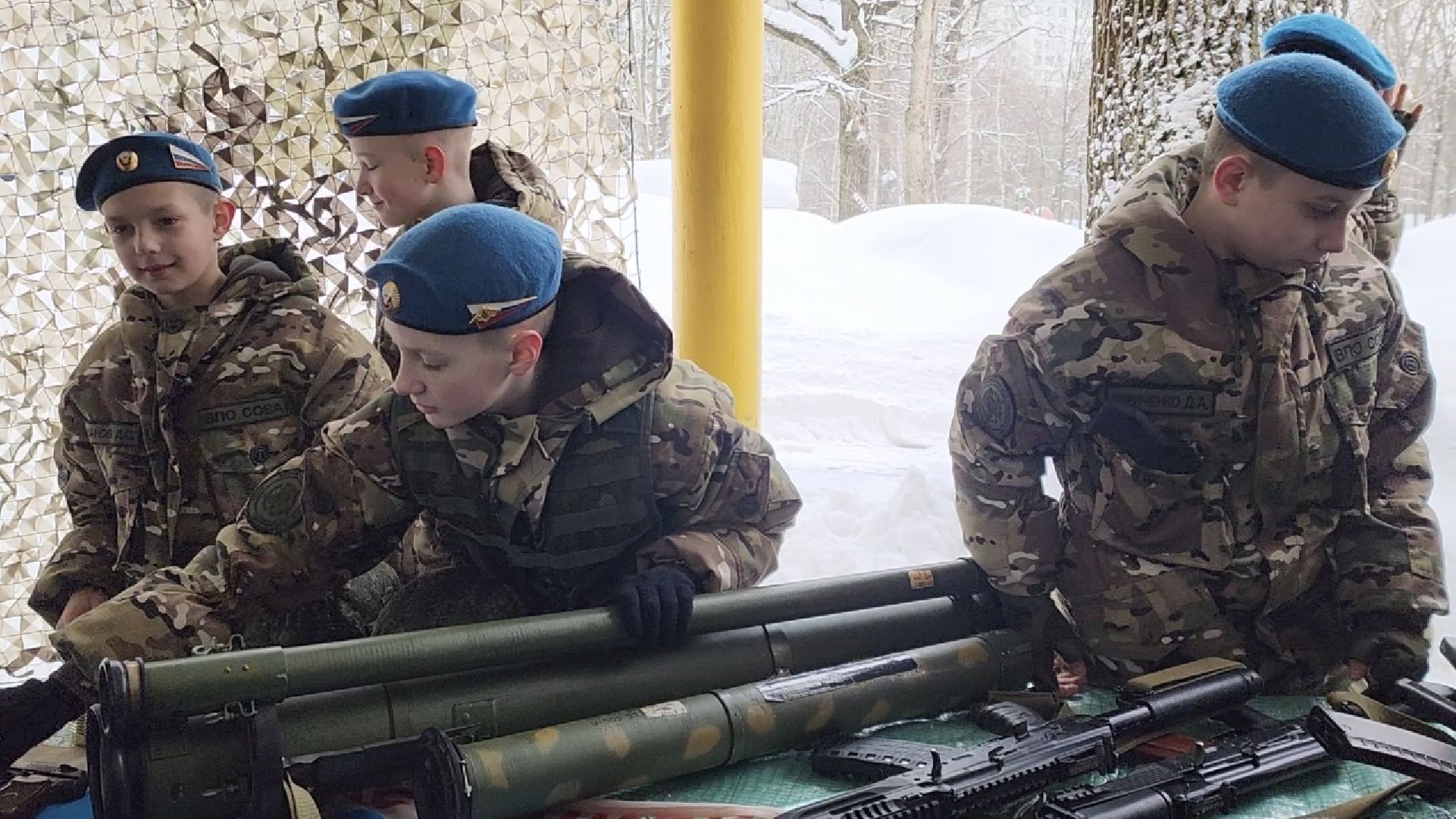 химки, день защитника отечества, военно-патриотический отряд, мастер-класс,