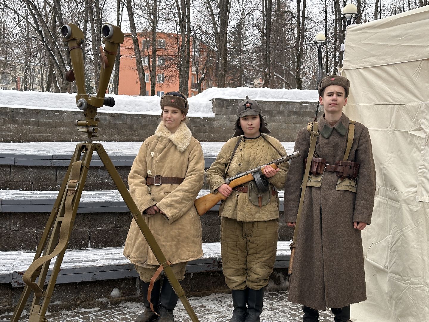 Клин, общество, история, выставка вооружения, день защитника отечества,