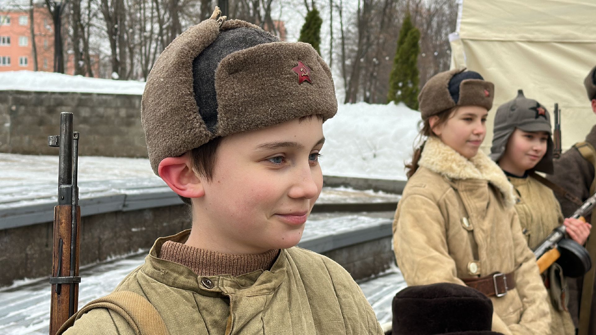 Клин, общество, история, выставка вооружения, день защитника отечества,