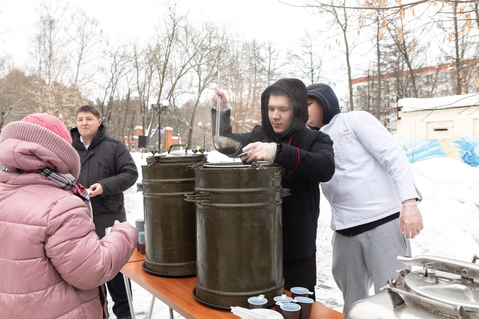 лыткарино, общество, день защитника отечества, полевая кухня,