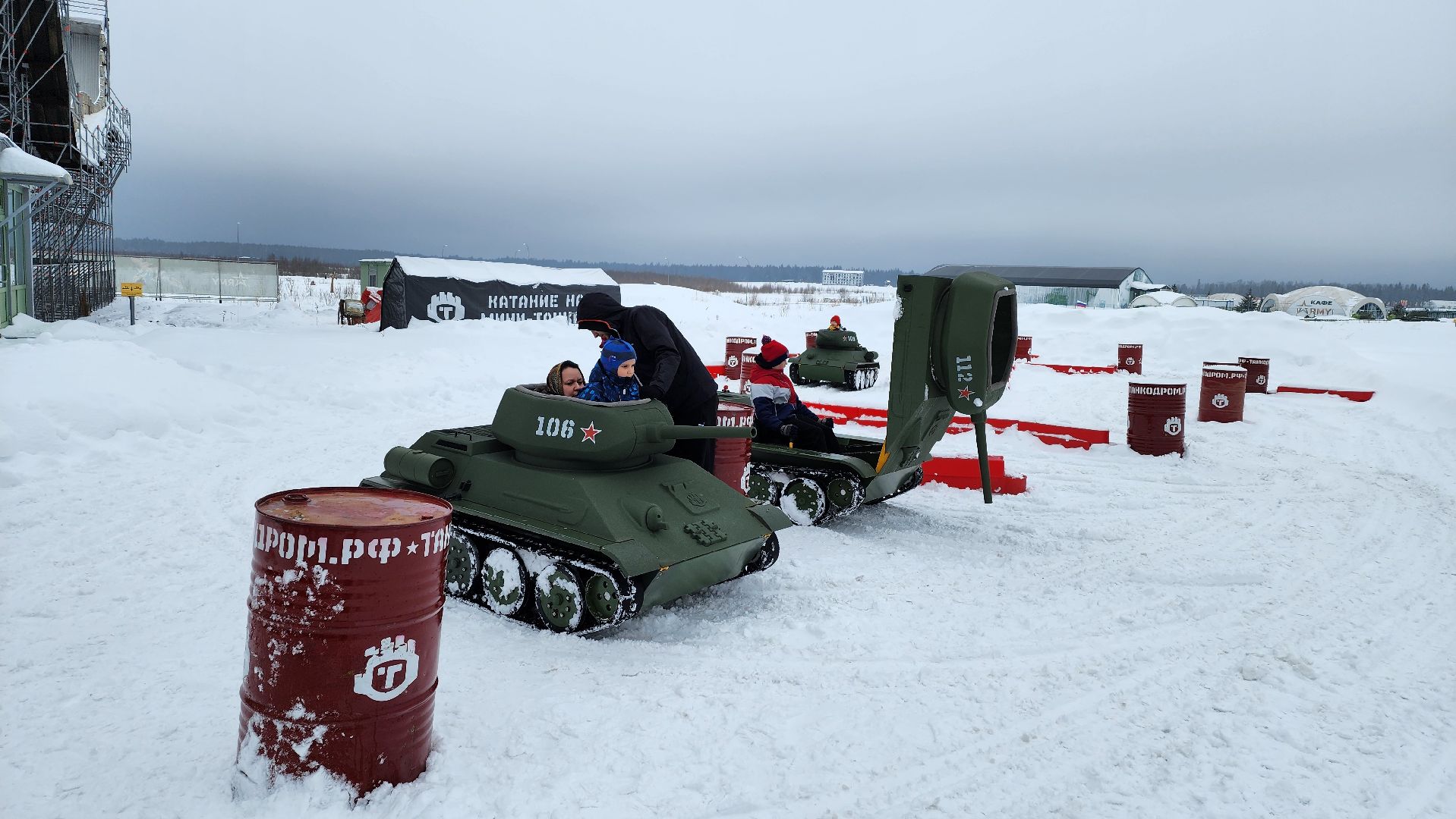 Одинцово, Парк патриот, Танкодром,