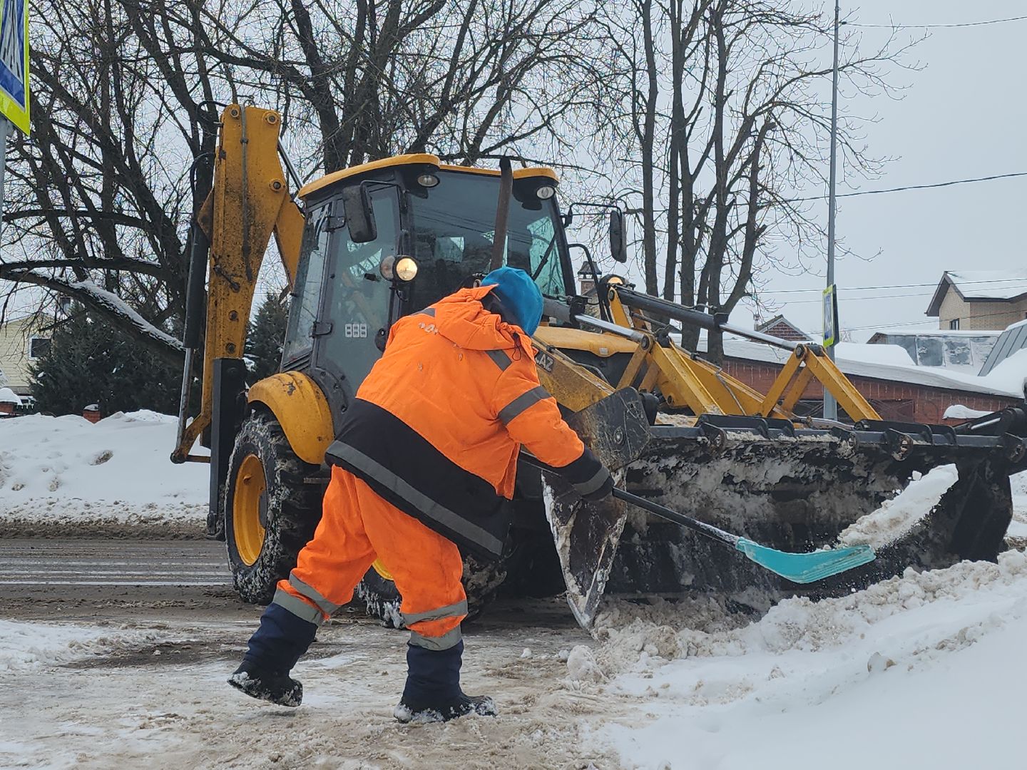 коломна, благоустройство, дороги, остановки, снег и наледь,