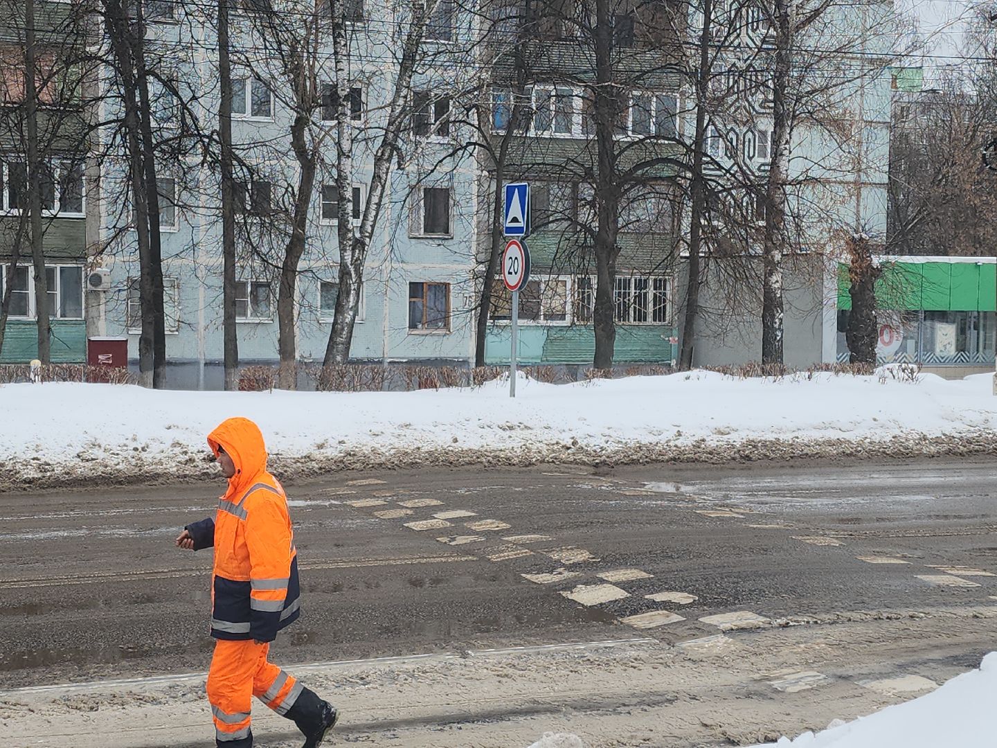 коломна, благоустройство, дороги, остановки, снег и наледь,