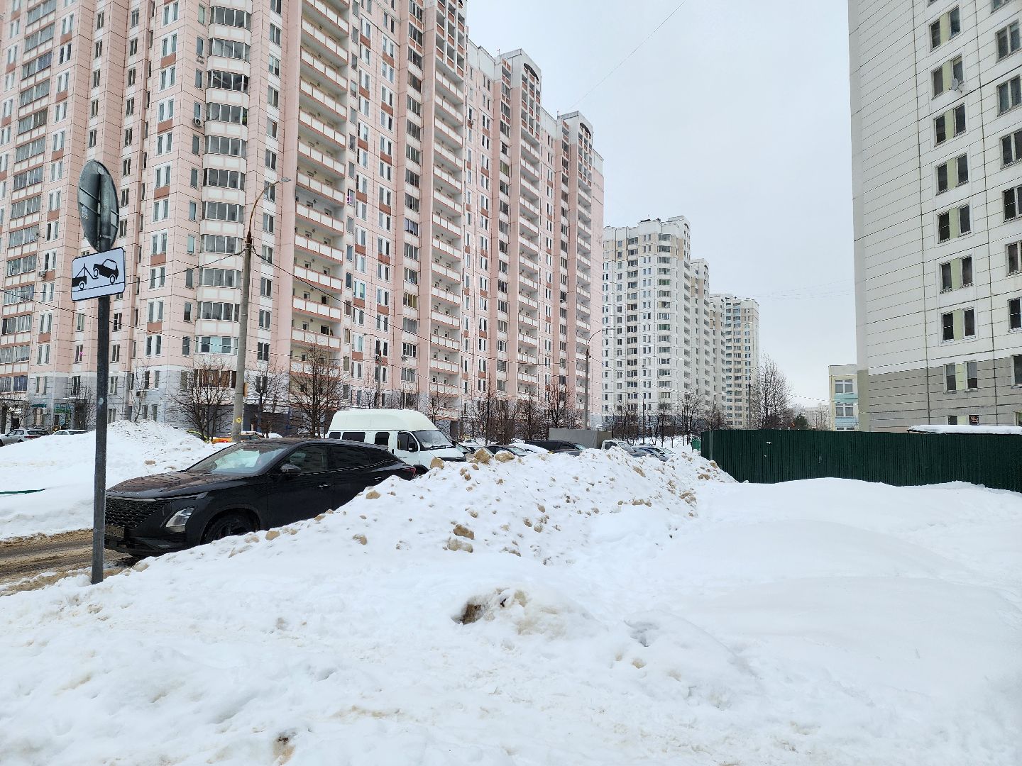 Подольск, контейнерные площадки, дорожные знаки, остановка запрещена,